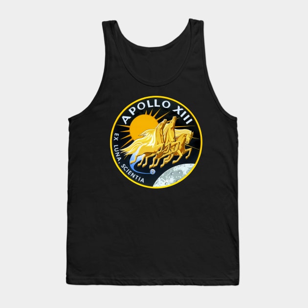 Apollo 13 NASA Mission Astronaut Patch Tank Top by jutulen